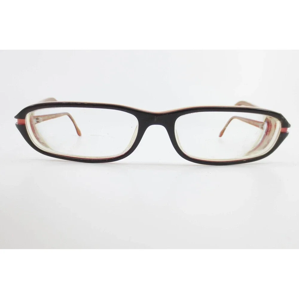 Emporio Armani EA 9305/N GAQ Rectangular Eyeglasses Burgundy Amber 135mm